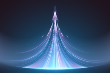 Boards, Lights, Ribbons & Sparks Blue Background Templates 32xAI