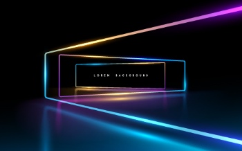 Boards, Lights, Ribbons & Sparks Blue Background Templates 32xAI