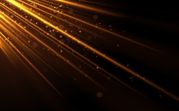 Boards, Lights, Ribbons & Sparks Gold Background Templates 32xAI