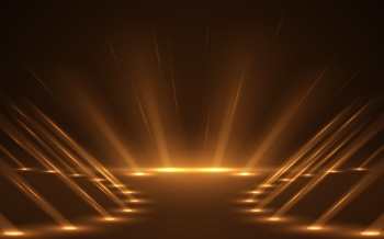 Boards, Lights, Ribbons & Sparks Gold Background Templates 32xAI