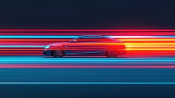 Speed Cars on Glowing Waved Motion Backgrounds 23xJPEG, 10xAI