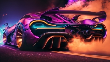 Speed Cars on Glowing Waved Motion Backgrounds 23xJPEG, 10xAI