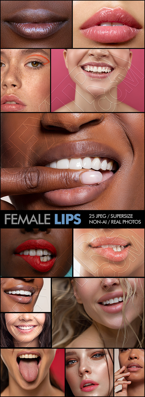 Female LIPS 25xJPEG