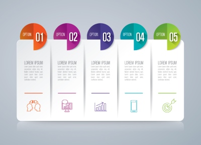 Infographics Design Vectors & Business Icons #1, 33xAI