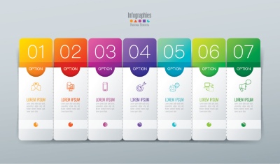 Infographics Design Vectors & Business Icons #1, 33xAI