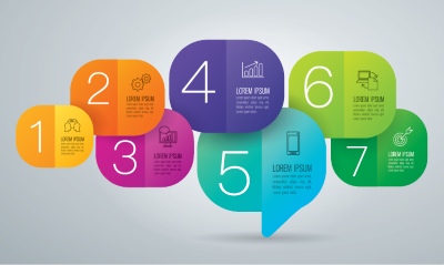 Infographics Design Vectors & Business Icons #1, 33xAI