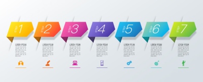 Infographics Design Vectors & Business Icons #1, 33xAI