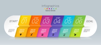 Infographics Design Vectors & Business Icons #1, 33xAI