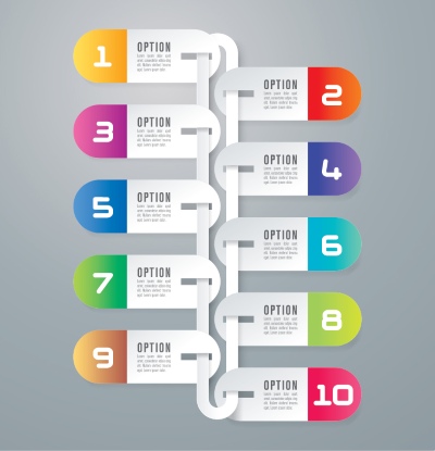 Infographics Design Vectors & Business Icons #1, 33xAI