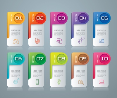 Infographics Design Vectors & Business Icons #1, 33xAI