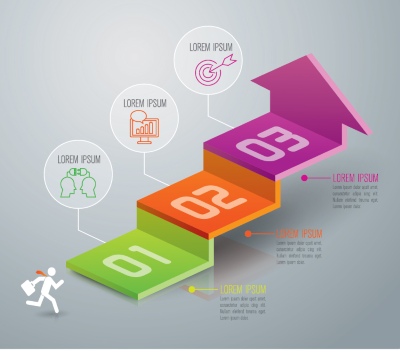 Infographics Design Vectors & Business Icons #1, 33xAI