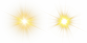 Stars, Sun, Moon & Clouds on Transparent Night 25xPNG