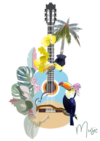 Abstract Musical Hand-Drawn Illustrations #2, 26xAI