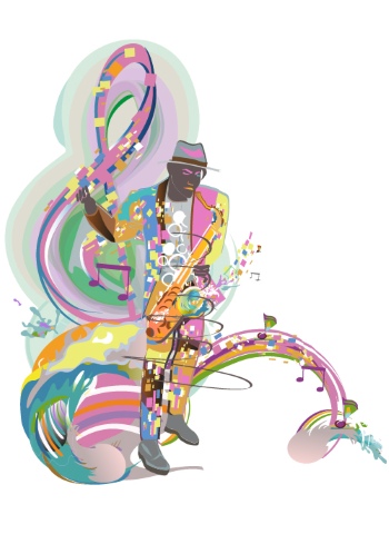 Abstract Musical Hand-Drawn Illustrations #2, 26xAI