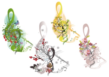 Abstract Musical Hand-Drawn Illustrations #2, 26xAI