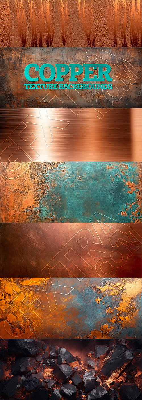 Copper Texture Backgrounds 25xJPEG Copper Texture Backgrounds 25xJPEG