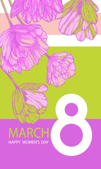 8 March Women's Day 18xAI, 7xPNG, 6xJPEG