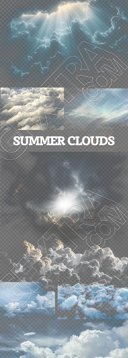 Summer Clouds Transparent 25xPNG