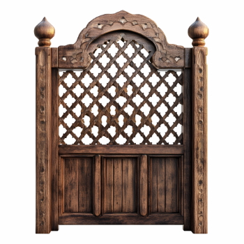 Stone-Wood Garden Gates & Walls 25xPNG