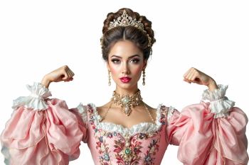 Woman Strong Biceps 25xPNG