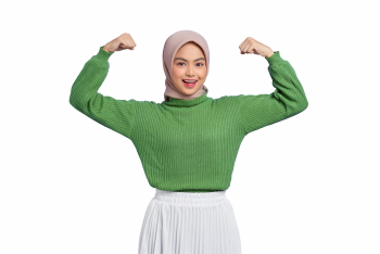 Woman Strong Biceps 25xPNG