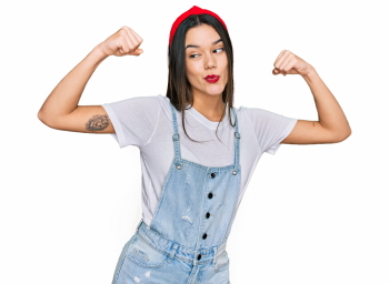 Woman Strong Biceps 25xPNG