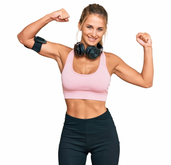 Woman Strong Biceps 25xPNG