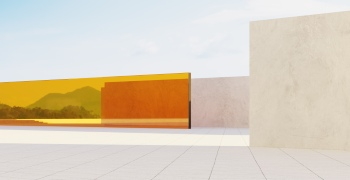 3D Futuristic Building Interiors with Warm Lights 25xJPEG