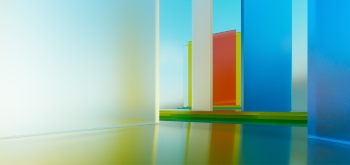 3D Futuristic Building Interiors with Warm Lights 25xJPEG