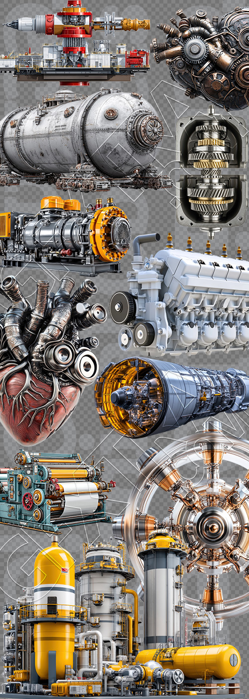 Technical Objects & Machines 29xPNG