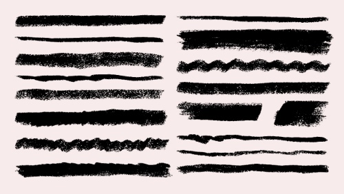 Black Brush Stroke Vectors 25xAI