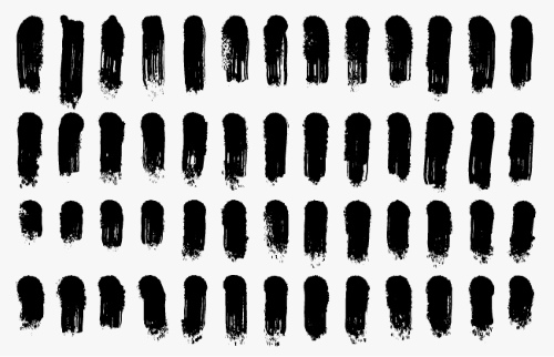 Black Brush Stroke Vectors 25xAI
