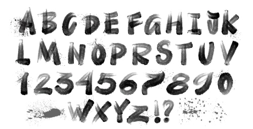 Black Brush Stroke Vectors 25xAI