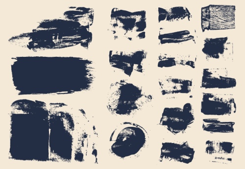 Black Brush Stroke Vectors 25xAI