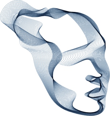 Abstract Faces Digital Art Vectors 25xAI