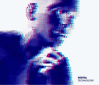 Abstract Faces Digital Art Vectors 25xAI