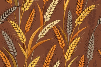 Wheat Seamless Patterns #2, 28xAI