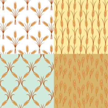 Wheat Seamless Patterns #4, 29xAI Wheat Seamless Patterns #4, 29xAI