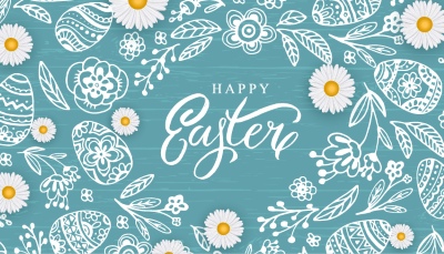 Happy Easter Design Elements 25xAI