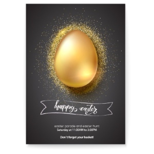 Happy Easter Design Elements 25xAI