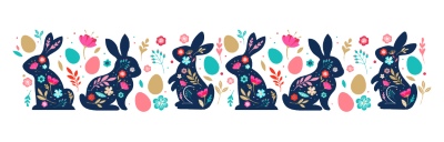 Happy Easter Design Elements 25xAI