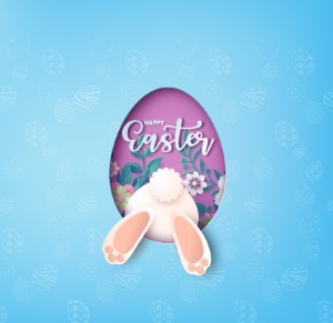 Happy Easter Design Elements 25xAI