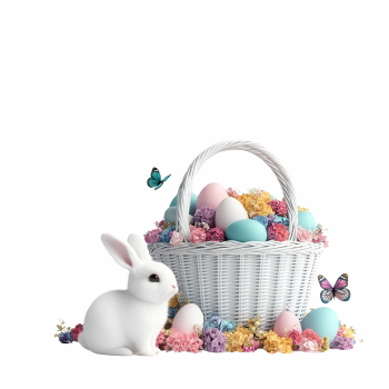 Happy Easter Design Elements #1, 25xPNG