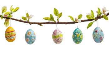 Happy Easter Design Elements #1, 25xPNG