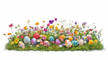Happy Easter Design Elements #1, 25xPNG