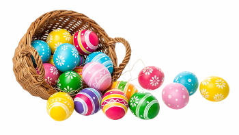 Happy Easter Design Elements #1, 25xPNG