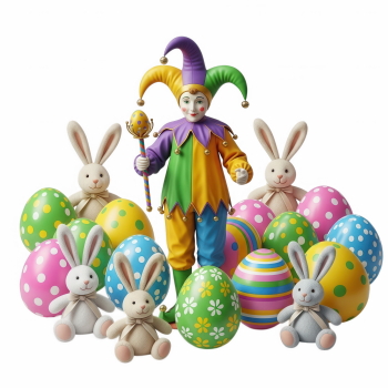 Happy Easter Design Elements #1, 25xPNG