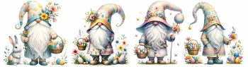 Happy Easter Design Elements #2, 25xPNG