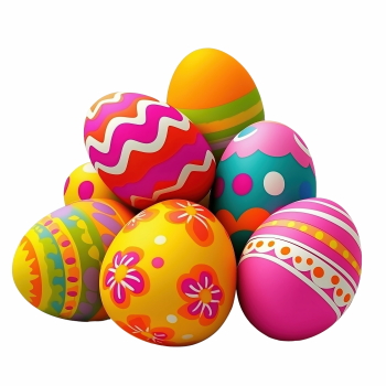 Happy Easter Design Elements #2, 25xPNG