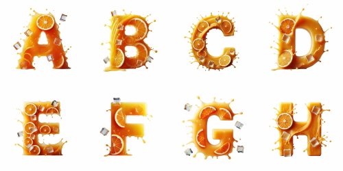 Decorative Transparent 4 Alphabets 18xPNG Decorative Transparent 4 Alphabets 18xPNG